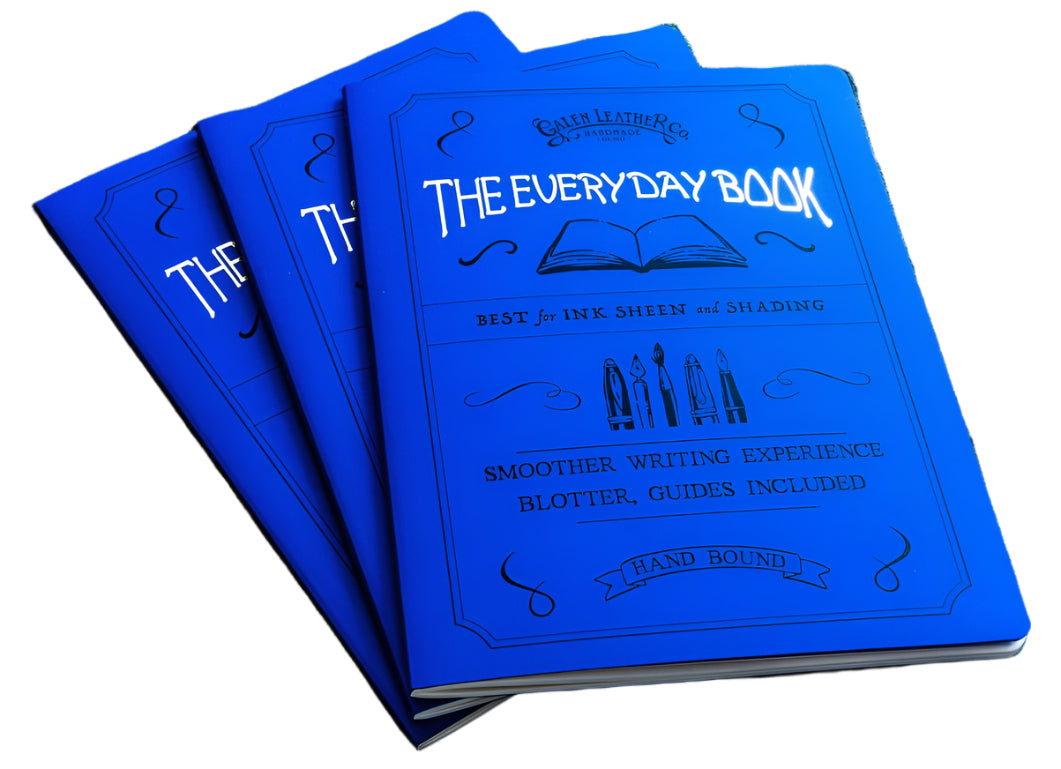 Galen Leather - The Everyday Book - Tomoe River Paper - Set of 3 - B5 - Blesket Canada