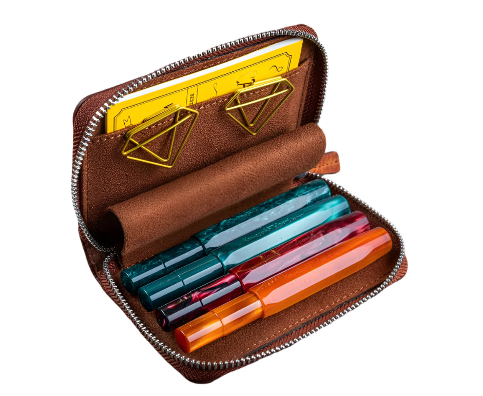 Galen Leather - EDC Wallet - Crazy Horse Tan - Blesket Canada