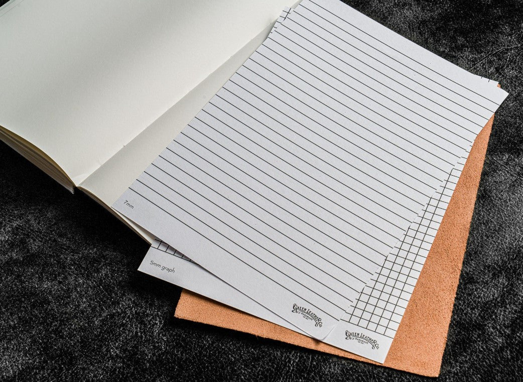 Galen Leather - Everyday Blank Notebook 400pgs- Tomoe River Paper A5- Blesket Canada