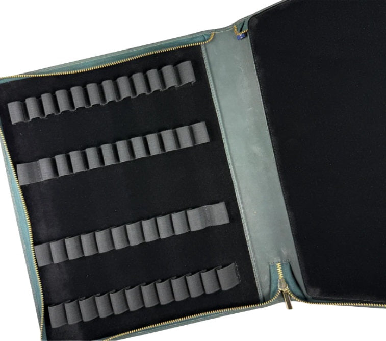 Girologio 48 Zip Pen Case - Pacific Green - Blesket Canada