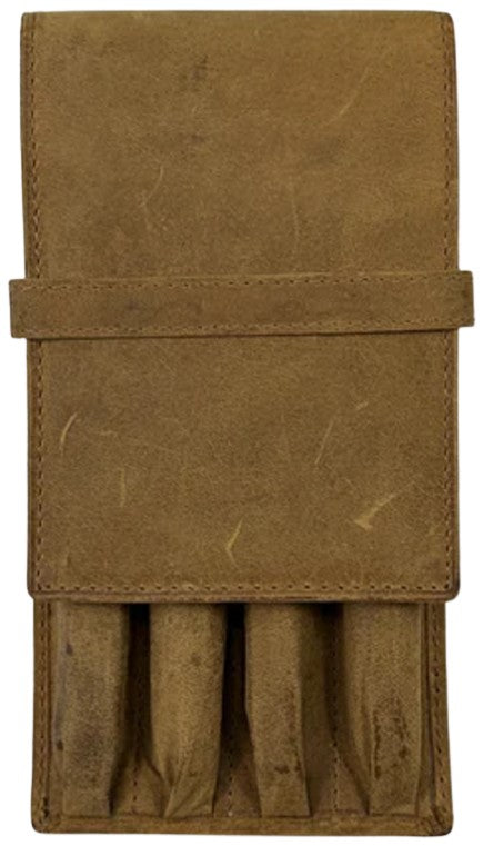 Girologio 4 Pen Case - Saddle Tan - Blesket Canada