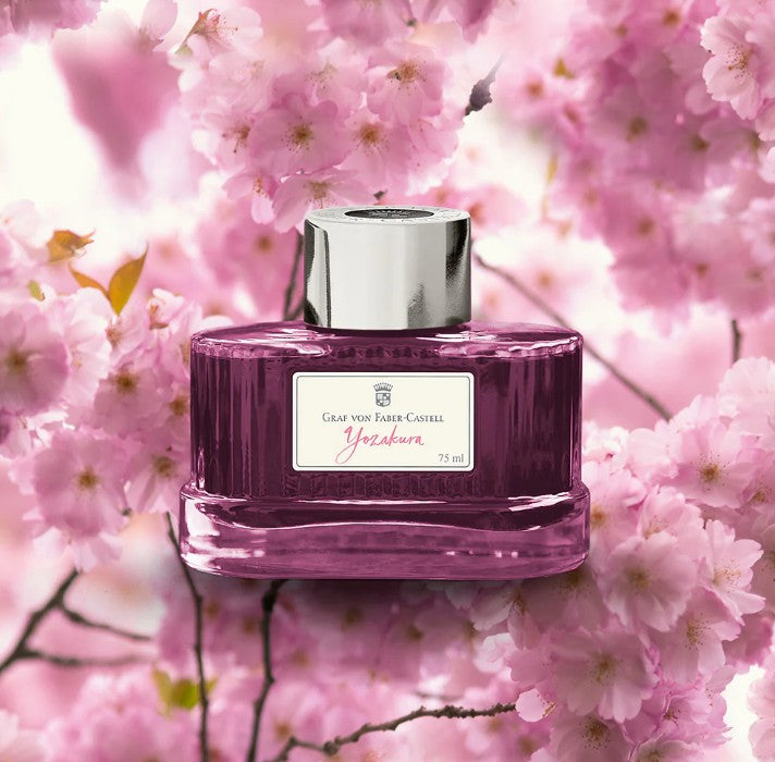 Graf Von Faber-Castell 75ml Ink Bottle - Yozakura - Blesket Canada