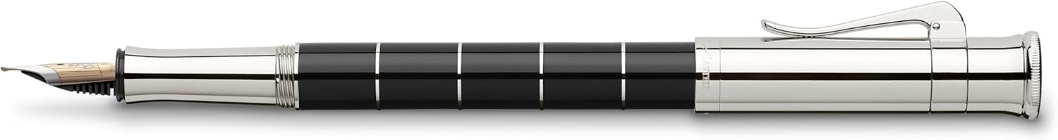 Graf von Faber Castell Classic Anello Black Fountain Pen - Blesket Canada