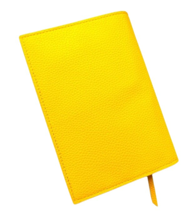 Shinko Seiki neo Embossed Book Cover A5 – Yellow - Blesket Canada