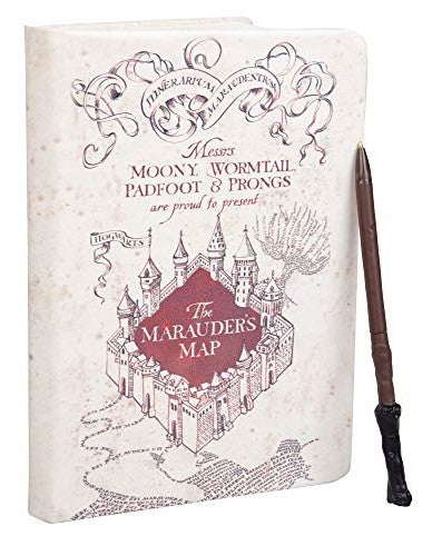 Harry Potter The Marauder's Map Journal and Wand Pen Set - Blesket Canada