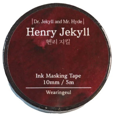 Wearingeul Ink Masking Tape - Henry Jekyll (Dr. Jekyll and Mr. Hyde) - Blesket Canada