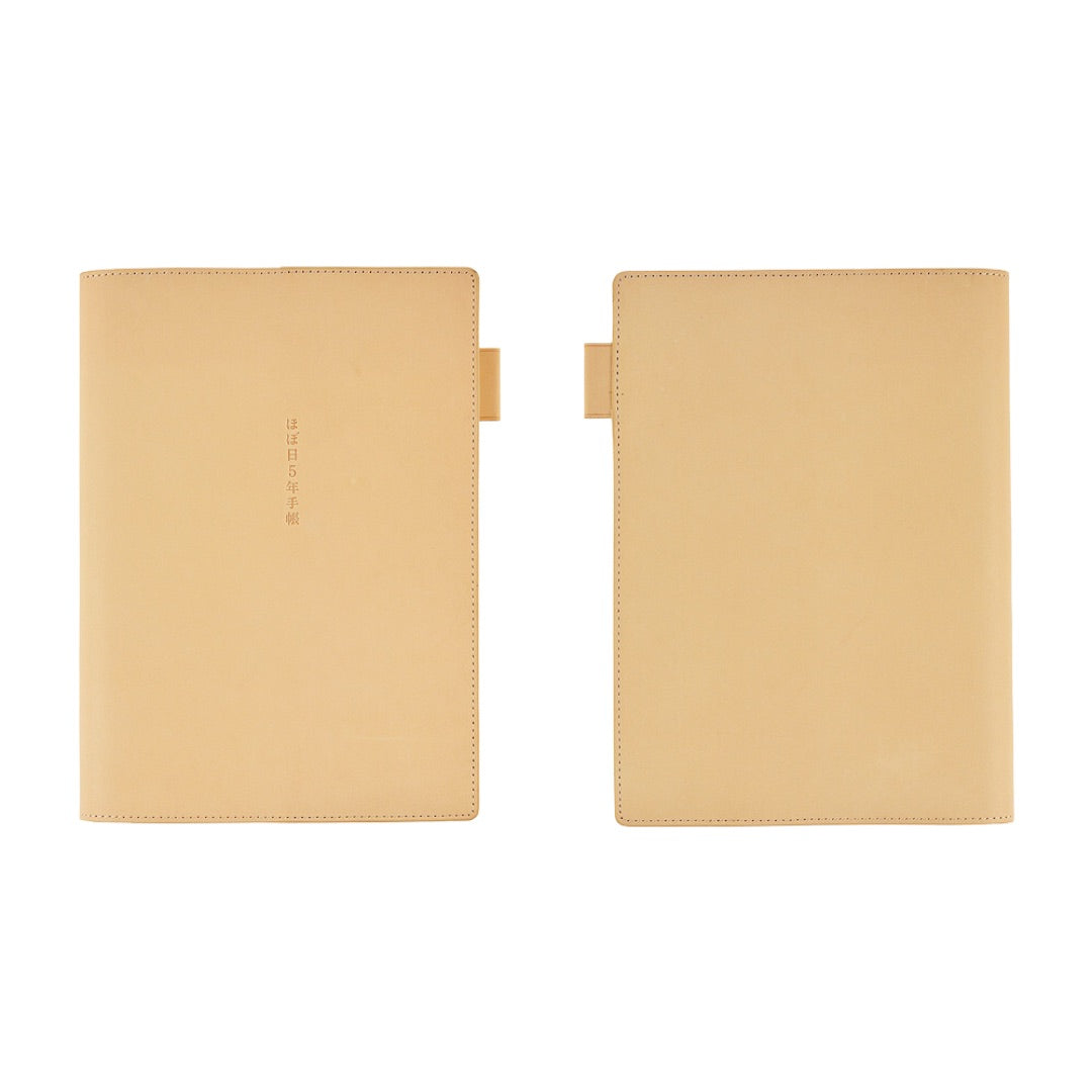 Hobonichi 5-Year Techo Leather Cover (Natural) Large - Blesket Canada
