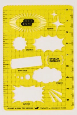 Hobonichi Stencil - Speech Bubbles - Blesket Canada