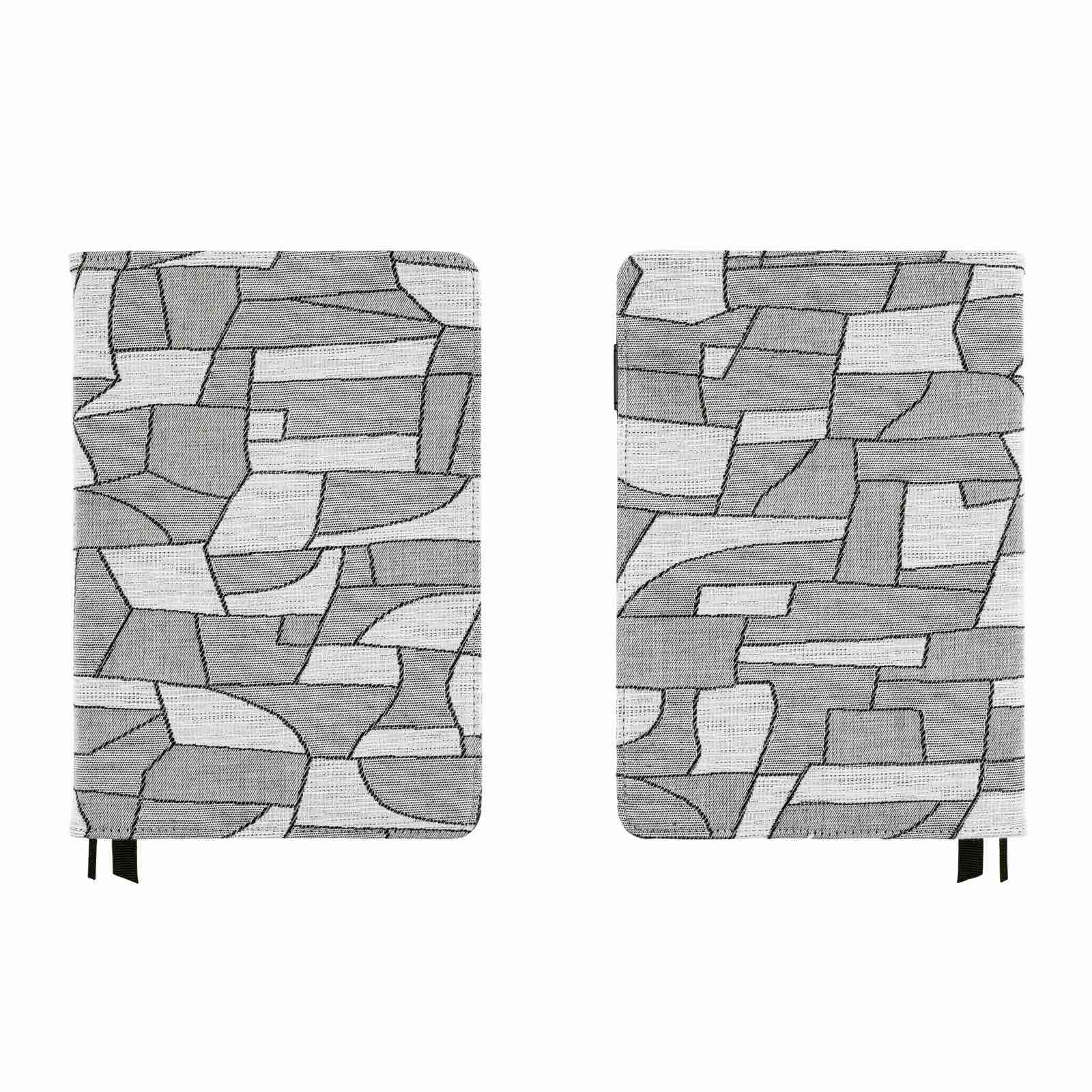 Hobonichi Cousin A5 Cover 2025 - Yuge Fabric Farm: Kagome Lattice Crest - Blesket Canada