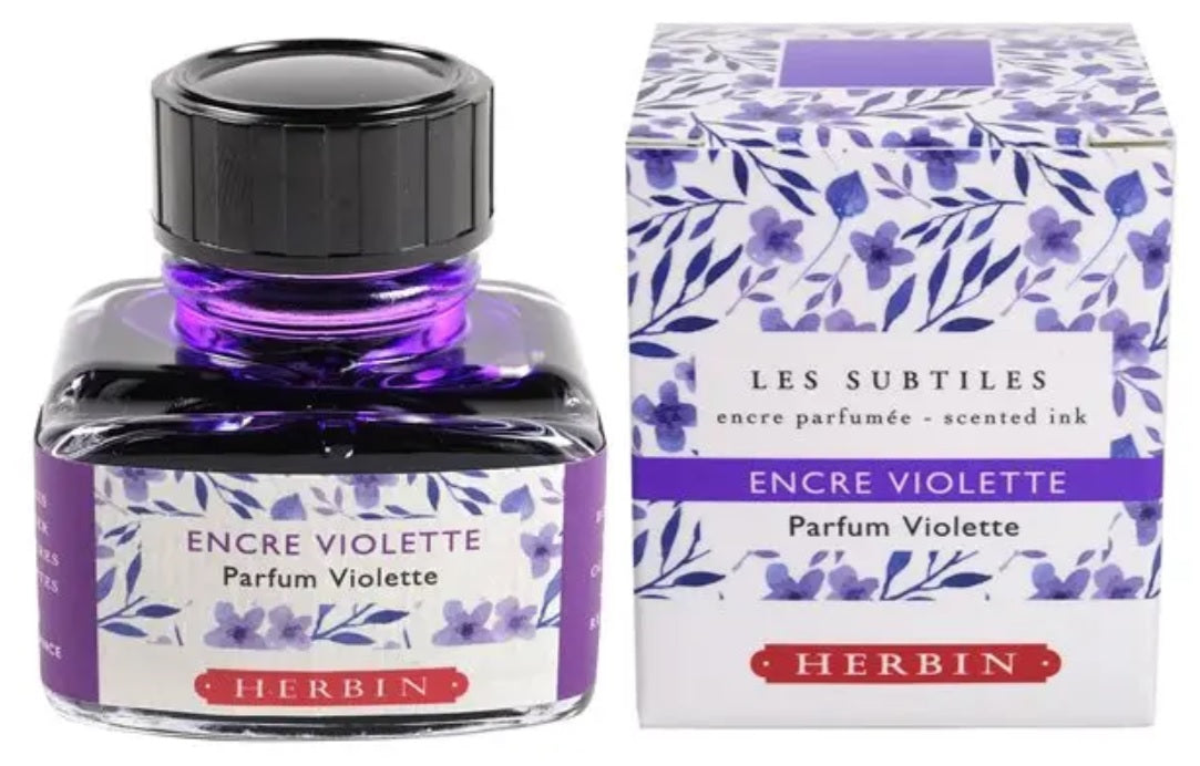 J.Herbin Violet Scented Ink 30ml - Blesket Canada