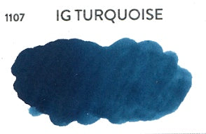 KWZ Iron Gall Ink Bottle 60ml - Turquoise - Blesket Canada