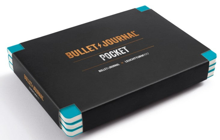 LEUCHTTURM1917 Bullet Journal - Pocket Journal Set of 3 - Turquoise - Blesket Canada