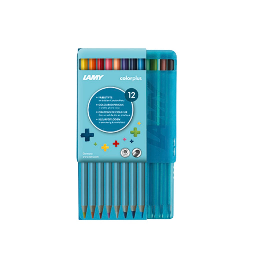 Lamy colorplus Coloured Pencil Set - 12 Colours in Plastic Case - Blesket Canada