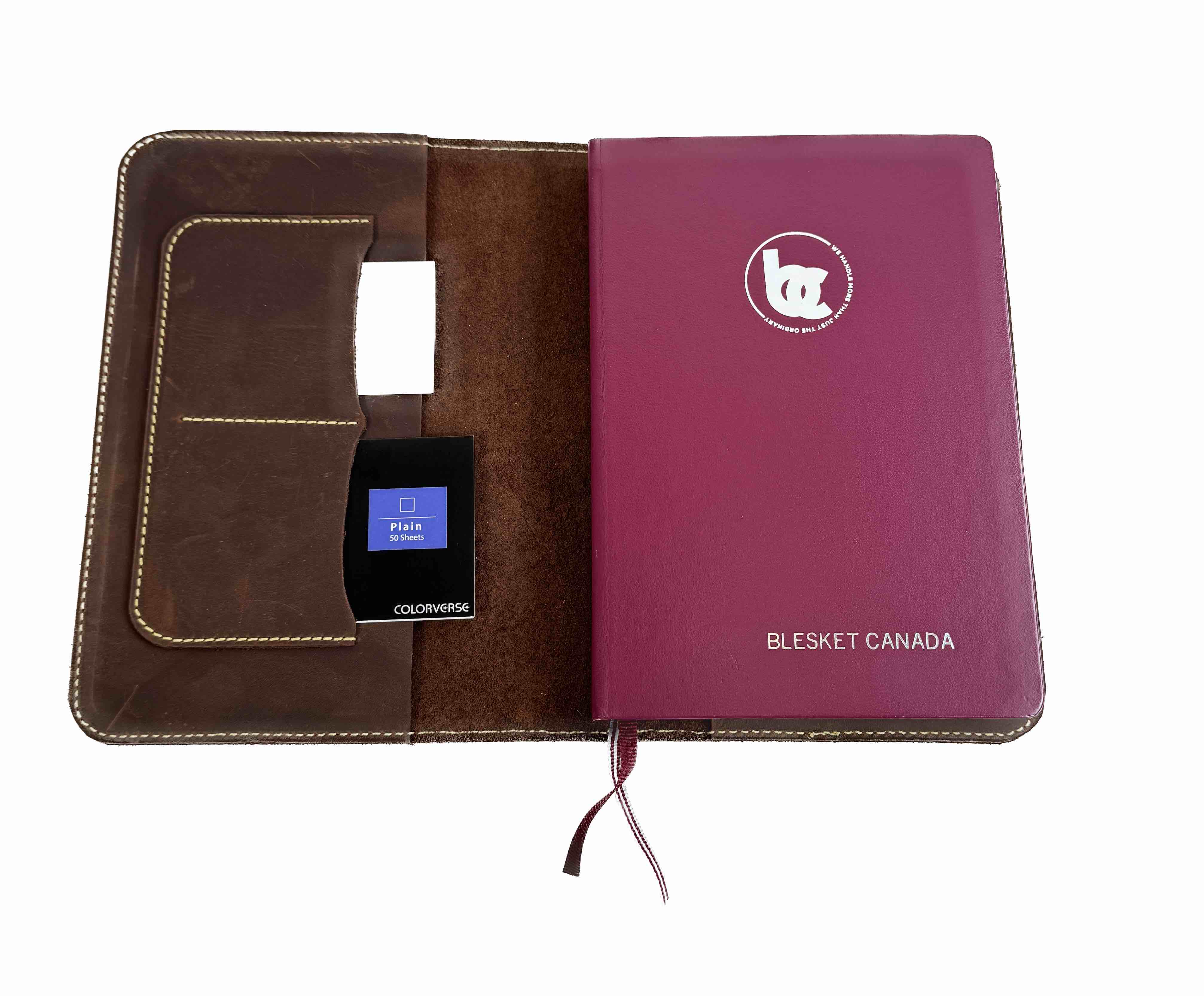 Leather Journal/Notebook Binder A5 - Blesket Canada