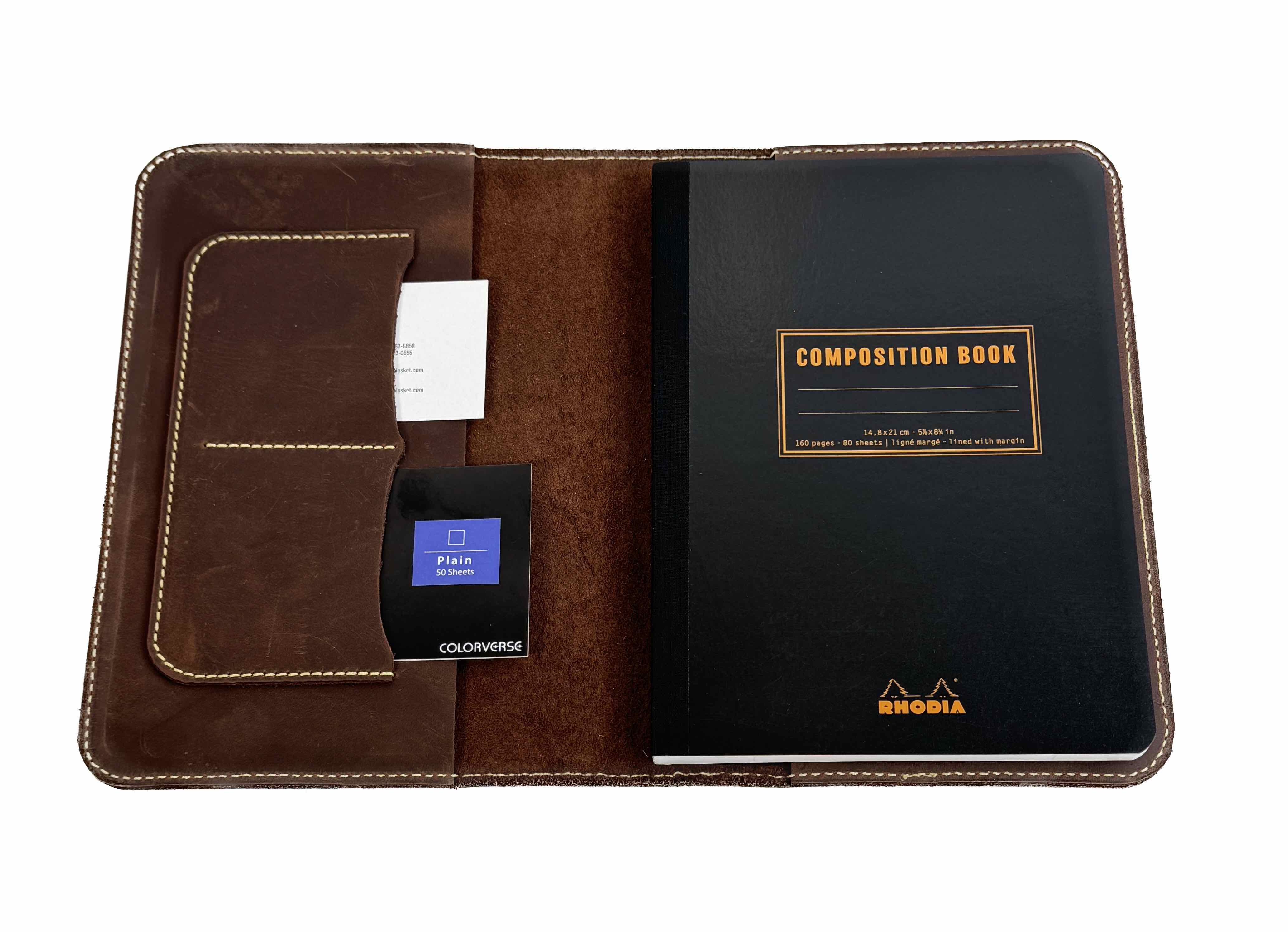 Leather Journal/Notebook Binder A5 - Blesket Canada