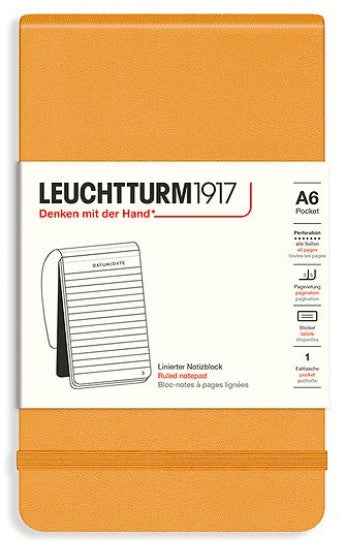 LEUCHTTURM1917 Reporter Notepad A6 Ruled - Rising Sun - Blesket Canada