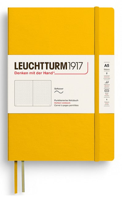 LEUCHTTURM1917 Softcover Medium Notebook A5 Dotted - Sunflower - Blesket Canada