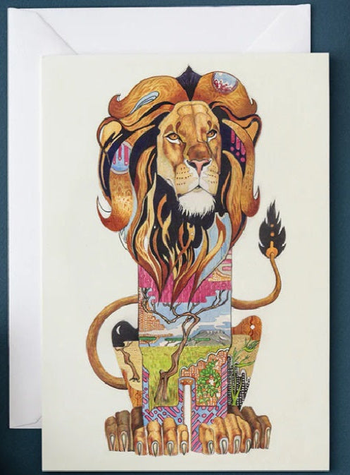 The DM Collection - Everyday Greeting Card - Lion - The Blesket Canada
