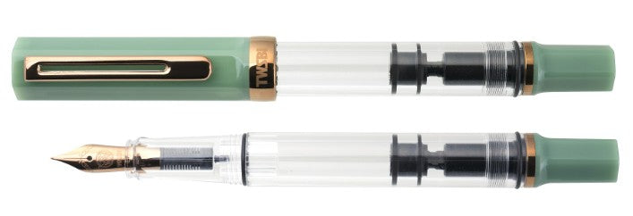 TWSBI ECO Jade Jelly Fountain Pen with Bronze Trim - Blesket Canada