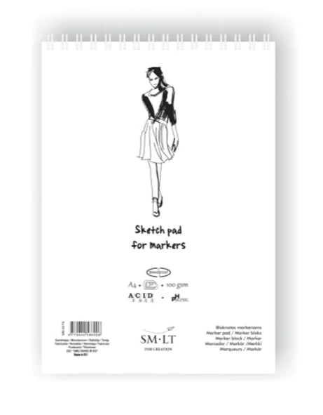 SM-LT Spiral Authentic Pad For Markers A4 - Blesket Canada