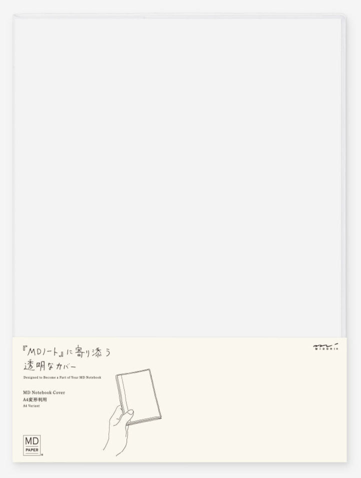 Midori MD Clear Notebook Cover - A4 Variant - Blesket Canada