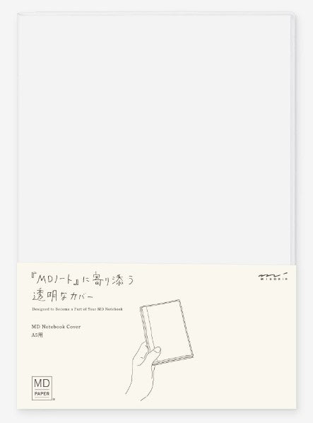 Midori MD Clear Notebook Cover - A5 - Blesket Canada