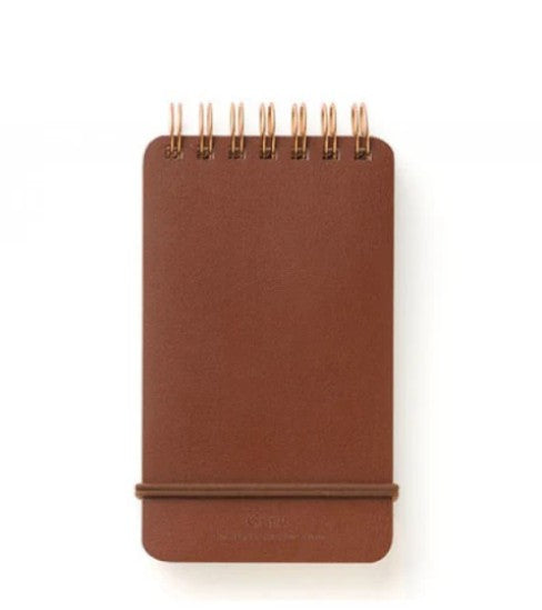 Midori Grain WM Ring Memo - Brown - Blesket Canada