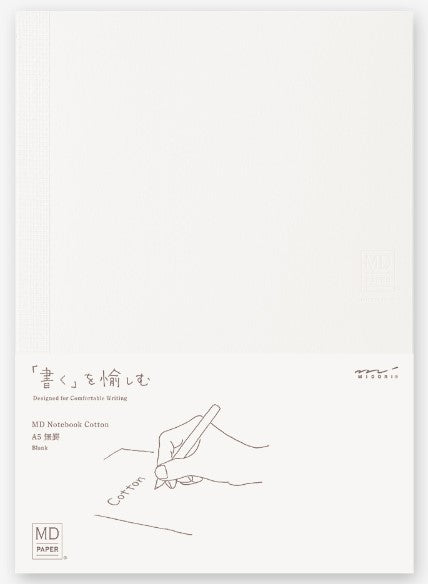 Midori MD Notebook Cotton - A5 Blank - Blesket Canada