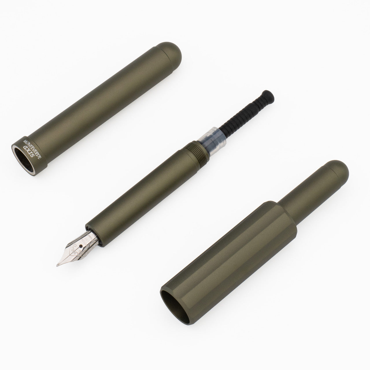 Monteverde USA Axis Matte Olive Fountain Pen - Blesket Canada