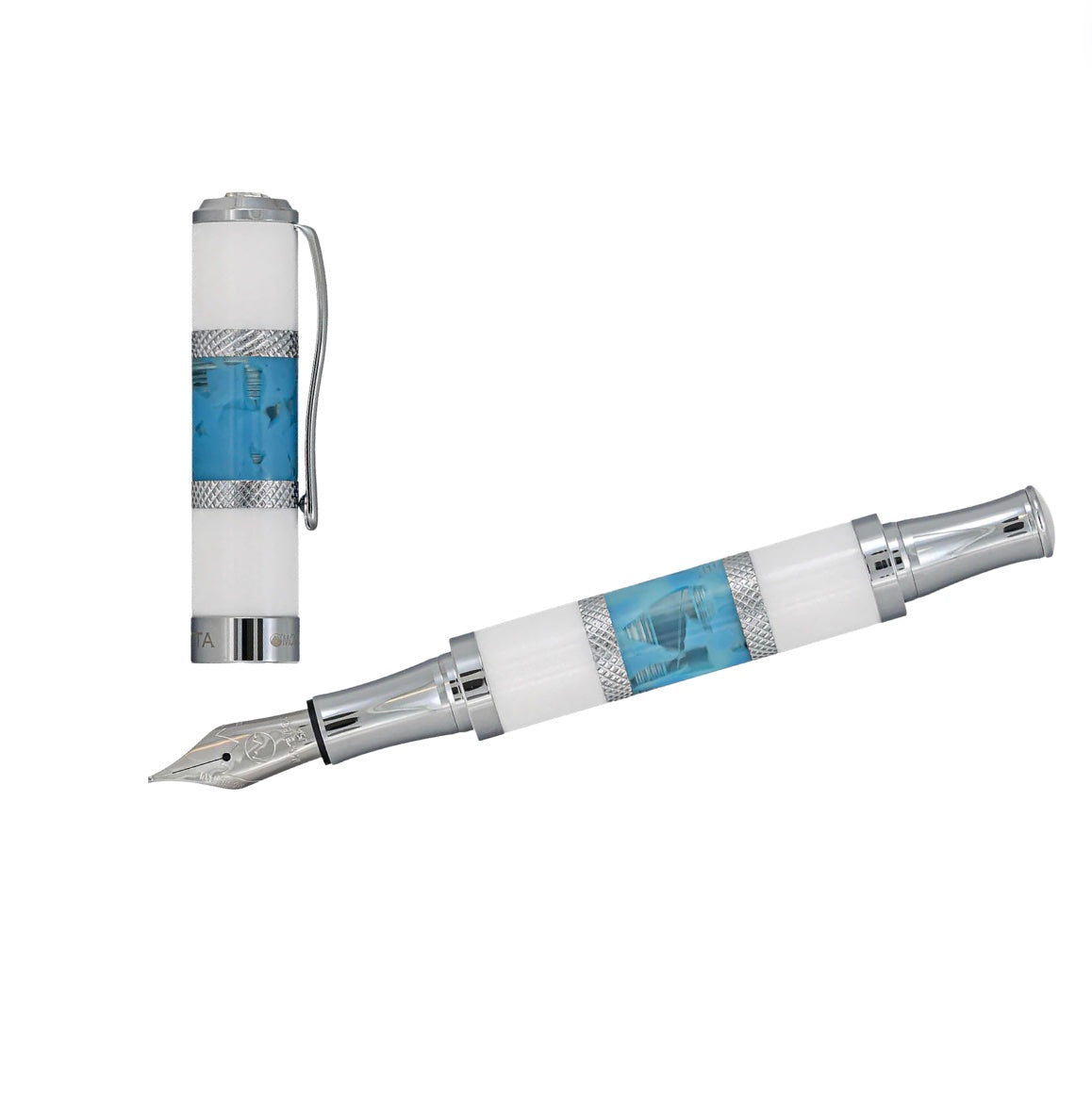 Monteverde Regatta Sport Santorini Blue Fountain Pen - Blesket Canada