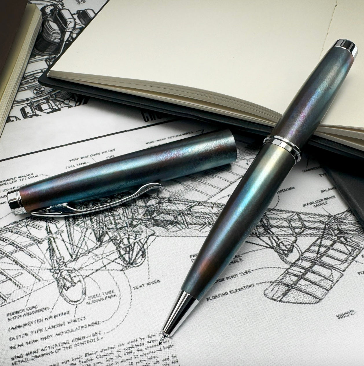 Monteverde USA Dakota Rollerball Pen Raw Flame - Blesket Canada