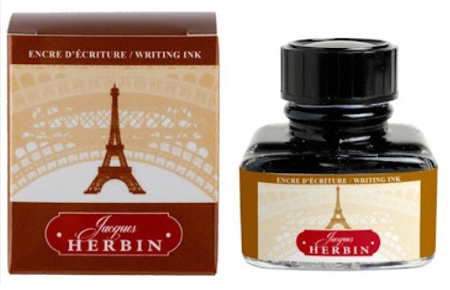 J.Herbin Fountain Pen 30mL Ink Bottle - Tour Eiffel - Blesket Canada
