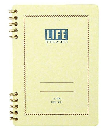 Life Cinnamon B6 Lined Notebook (60 Sheets) - Blesket Canada