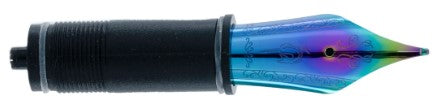 Nahvalur No. 6 Rainbow Fountain Pen Nib – Stainless Steel Nib with Plastic Feed - Blesket Canada