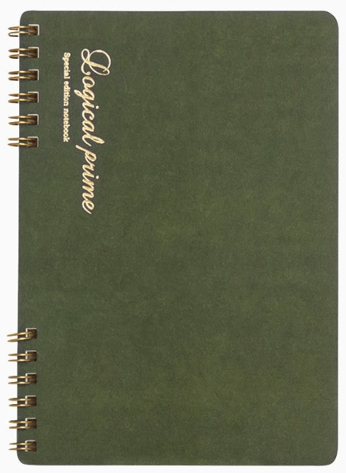NAKABAYASHI Logical Prime W Ring Notebook A5 Green - Lined - Blesket Canada