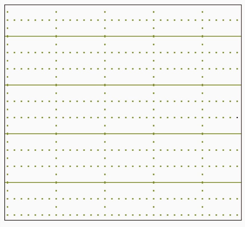 NAKABAYASHI Logical Prime W Ring Notebook A7 Green - Lined - Blesket Canada