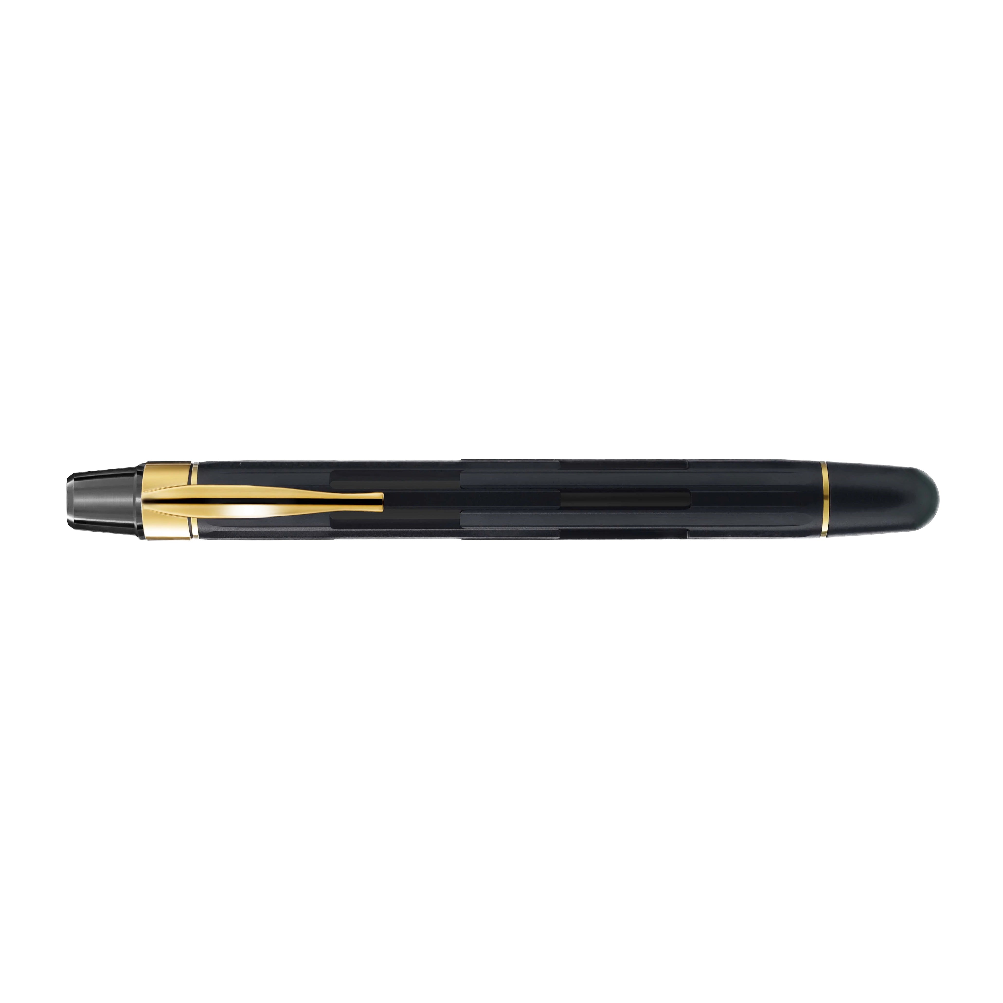 Nahvalur (Narwhal) Eclipse Black Gold Fountain Pen - Blesket Canada