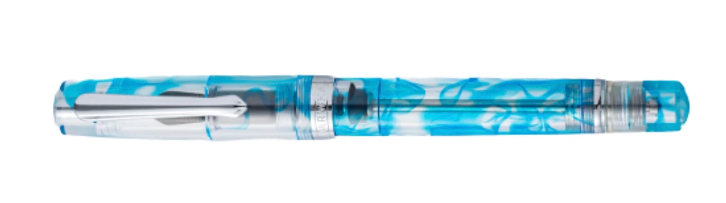 Nahvalur (Narwhal) Original Plus Azureus Blue Fountain Pen - Blesket Canada