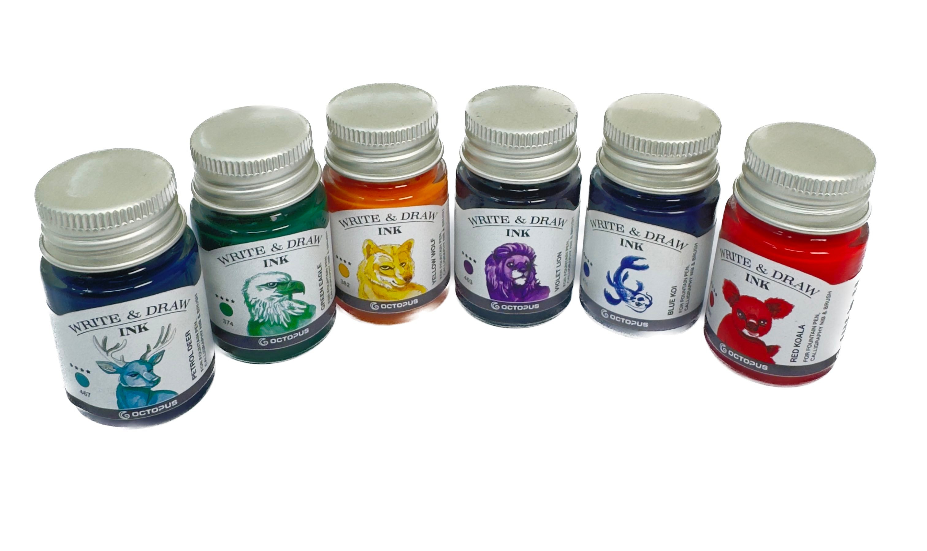 Octopus Write & Draw Waterproof 10mL Rainbow set/6 - Blesket Canada