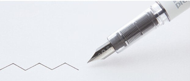 Kokuyo Platinum Preppy Fountain Pen White - Fine - Blesket Canada