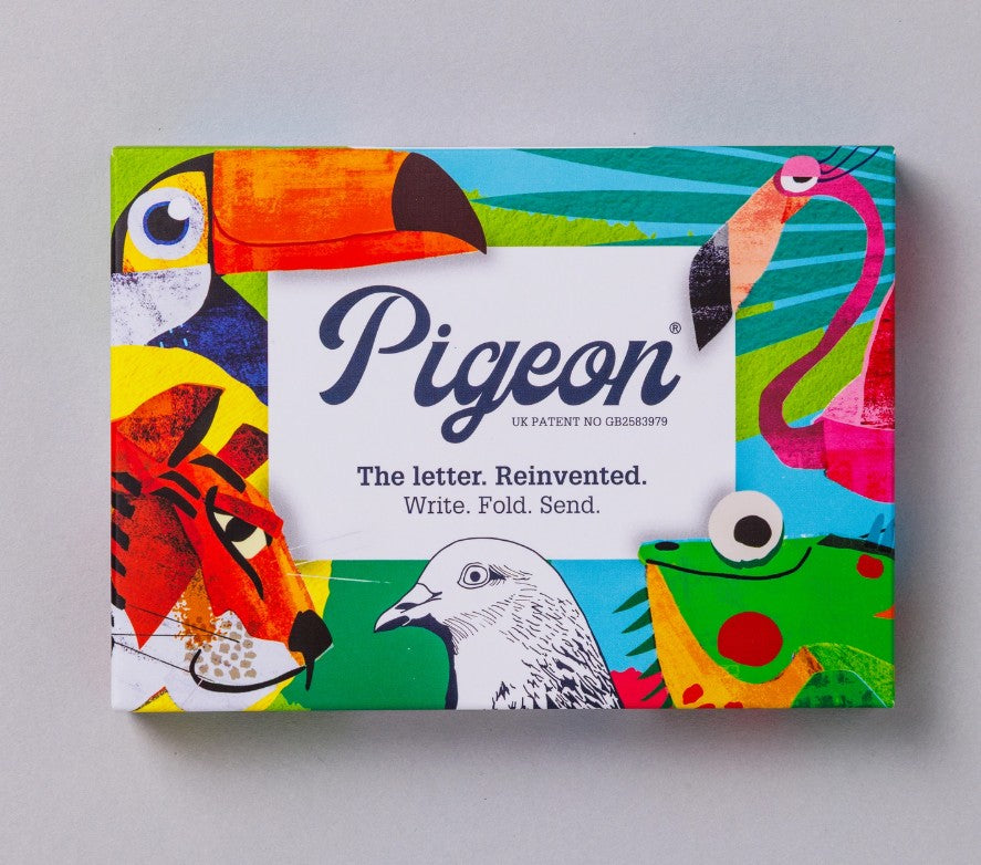 Wild Lives Pigeon – Kids' Folding Letter Set, Pack of 6 - Blesket Canada