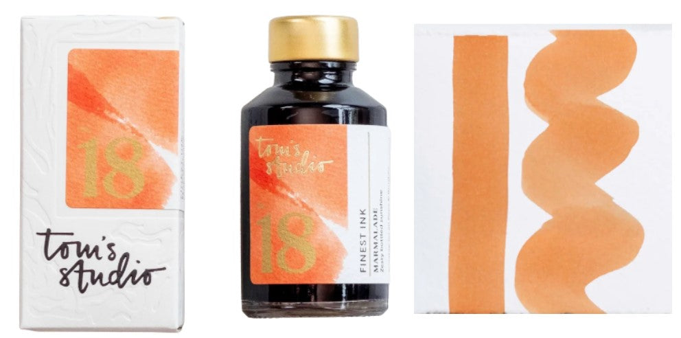 Tom's Studio Fountain Pen Ink 50mL - Marmalade No. 18 - Blesket Canada