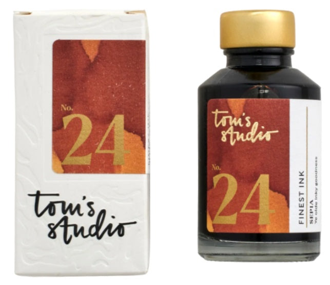 Tom's Studio Fountain Pen Ink - Sepia - Blesket Canada