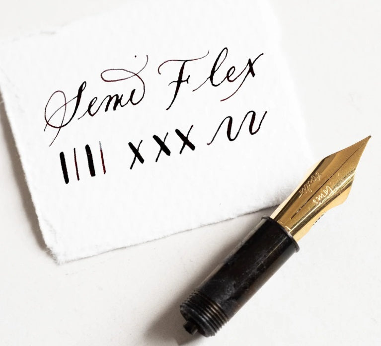 Tom's Studio Fountain Pen Nib Extra Fine Semi-Flex Gold Limited Edition - Blesket Canada
