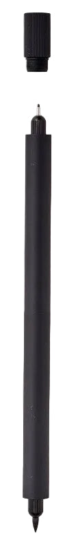 Tom's Studio Lumos Pro – Refillable Multi-Tip Pen - Matte Black (Duo Tip) - Blesket Canada