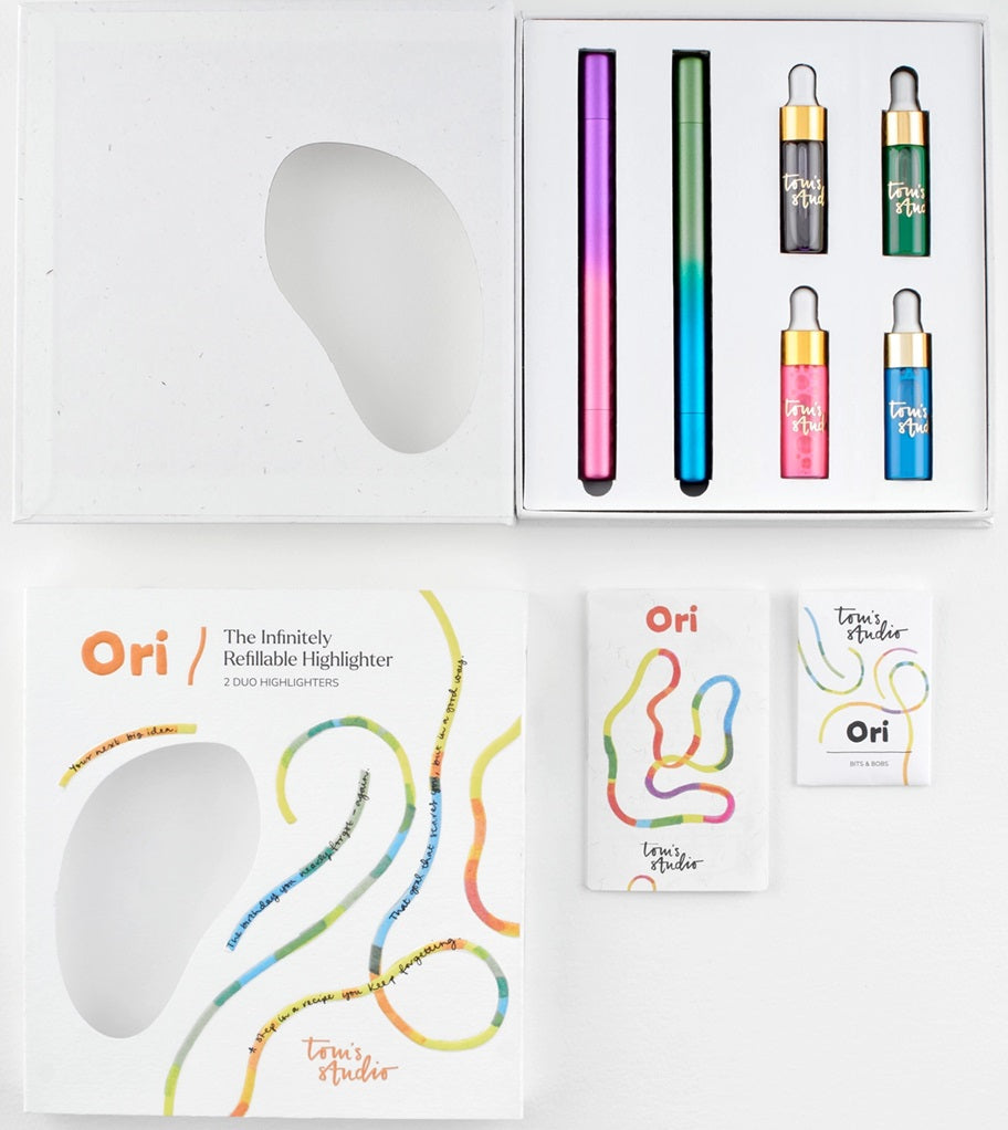 Tom's Studio Ori Highlighter Set – 2 Pen Set - Blesket Canada