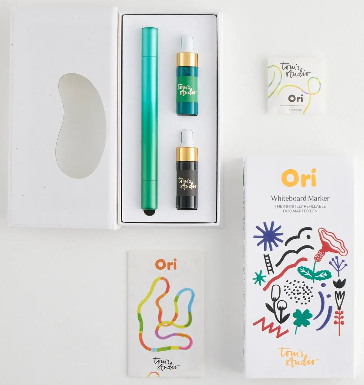 Tom's Studio Ori Whiteboard - Green Gradient - Blesket Canada