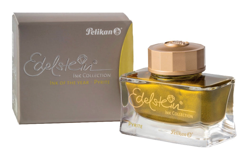 Pelikan Edelstein Ink of the Year 2026 - Pyrite - Bottle (50mL) - Blesket Canada