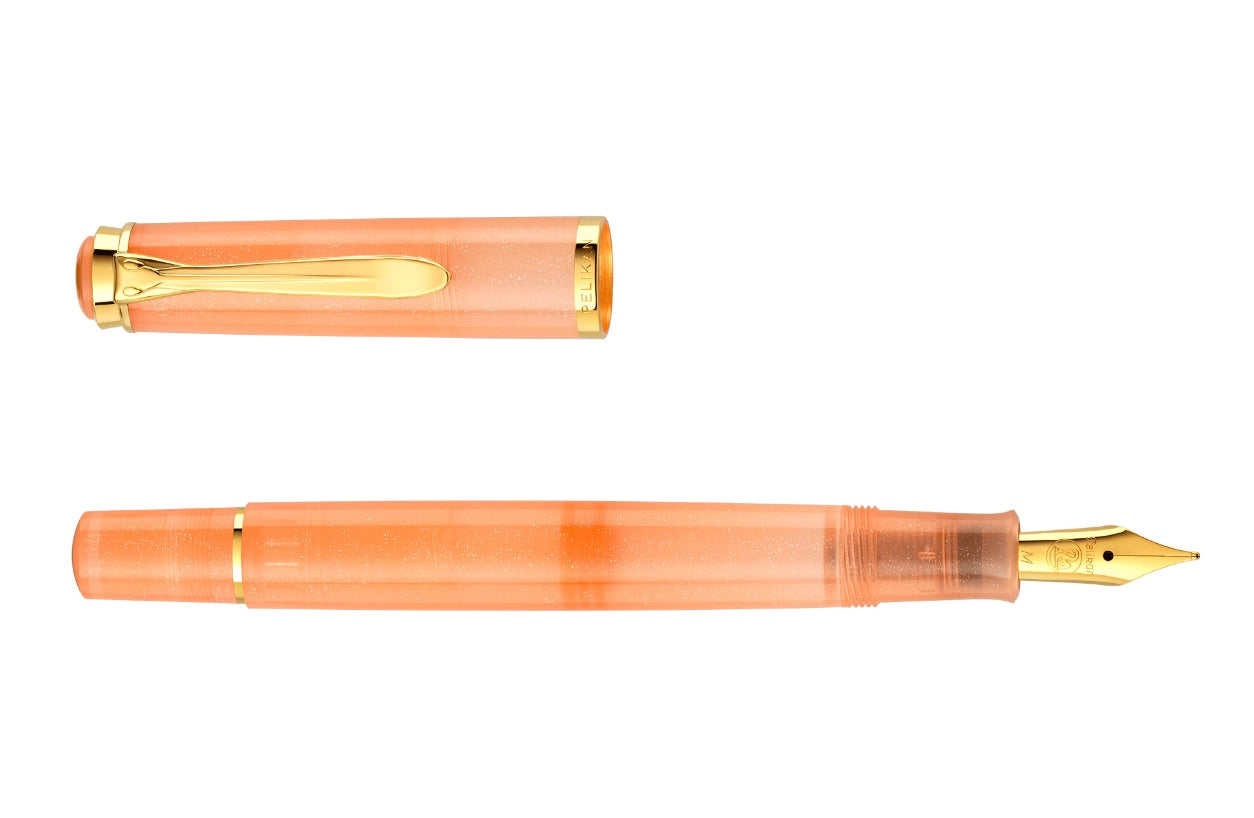 Pelikan M200 Classic Special Edition Apricot Achat Fountain Pen - Blesket Canada