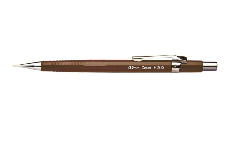 Pentel - Kitera Mechanical Pencil 0.3mm - Brown - Blesket Canada